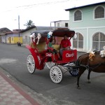 Horse drawn carriage ride through Granada, Nicaragua