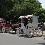 Horse drawn carriage ride through Granada, Nicaragua